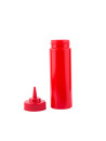 12oz/355mL Squeeze Bottle, Red, Standard Cone Tip