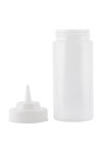Conic lid for squeeze 710 ml - translucent