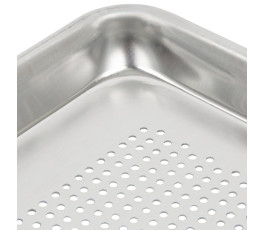 Vollrath perforated aluminum baking tray (65x45x2.5cm)