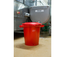 Hygiene Bucket, 5.28 Gallon(s), Red