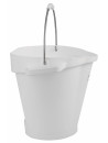 Hygiene Bucket, 5.28 Gallon(s), White