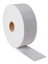 Papier toilette Jumbo blanc 2 plis 17Ggr pure ouate PEFC 340M (colis de 6)