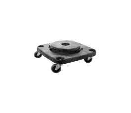 Roller base for waste garbage can