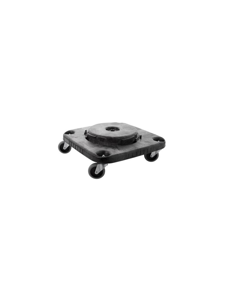 Roller base for waste garbage can