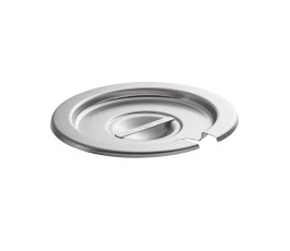 Stainless steel slotted cover for 3-quart inset