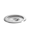 Stainless steel slotted cover for 3-quart inset