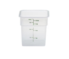 Conteneur alimentaire Cambro gradué et transparent