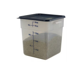 Conteneur alimentaire Cambro gradué et transparent- 3,9 L - Polypropylène