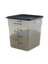 Conteneur alimentaire Cambro gradué et transparent- 3,9 L - Polypropylène
