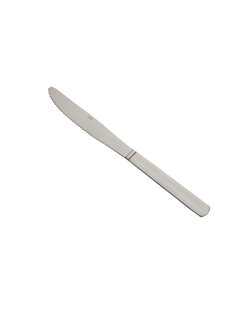 Couteau de table monobloc crantés 21.8cm Eco Couvert - Lot de 12