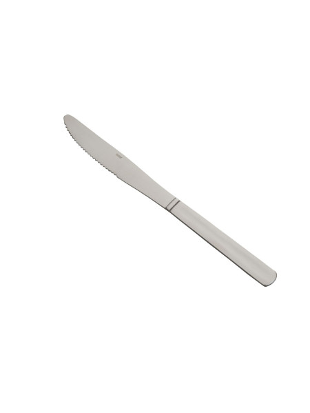 Couteau de table monobloc crantés 21.8cm Eco Couvert - Lot de 12