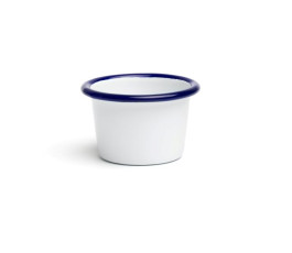 Lot de 6 pots à sauce en acier emaillé