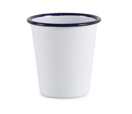 Set of 6 Olympia enameled steel cups 310ml