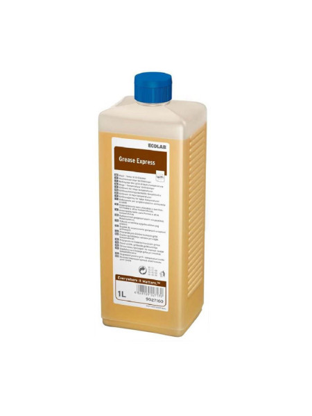 ECOLAB - GREASE EXPRESS - Dégraissant pour grils et planchas - 4 x 1 L