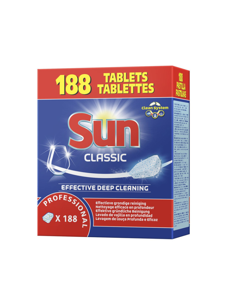 Tablettes lave-vaisselle SUN - Boite de 188