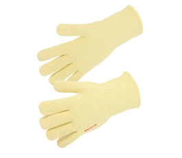 Pair of double cotton Kevlar anti-heat gloves