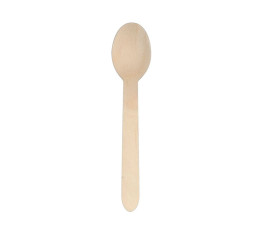 Petite cuillère en bois 140 mm (lot de 100)