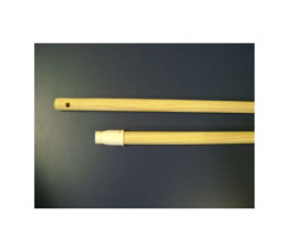 Wooden broom handle diameter 2.35 - screw tip - 130 cm