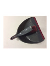 Dustpan and brush set gray / red 24 cm