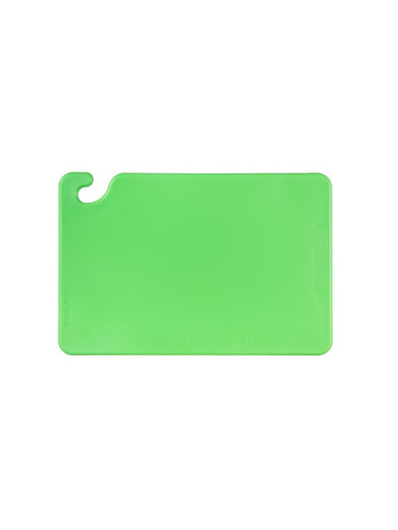 Planche à découper couleur verte, avec crochet - 45.7 x 30.5 x 1.3 cm