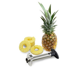 Pineapple peeler, corer and slicer, stainless steel, 9x8x24 cm