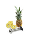 Pineapple peeler, corer and slicer, stainless steel, 9x8x24 cm