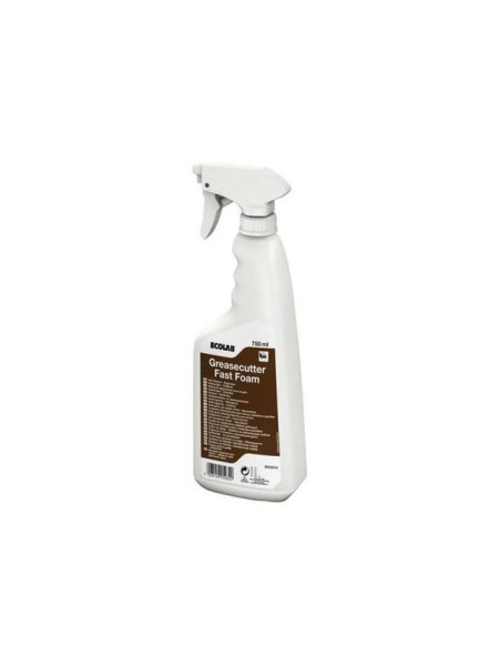 Ecolab GREASECUTTER Fast Foam Dégraissant four et grill  4 x 750ml