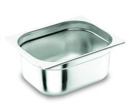 Stainless Steel 1/9 Gastronorm Food Pan, 100mm Deep, 0.8L