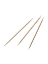 Wooden pick 80 mm - 2 Points - Box of 1000