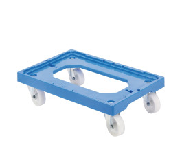 Blue cart for defrosting...
