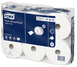 Tork Smartone toilet paper...