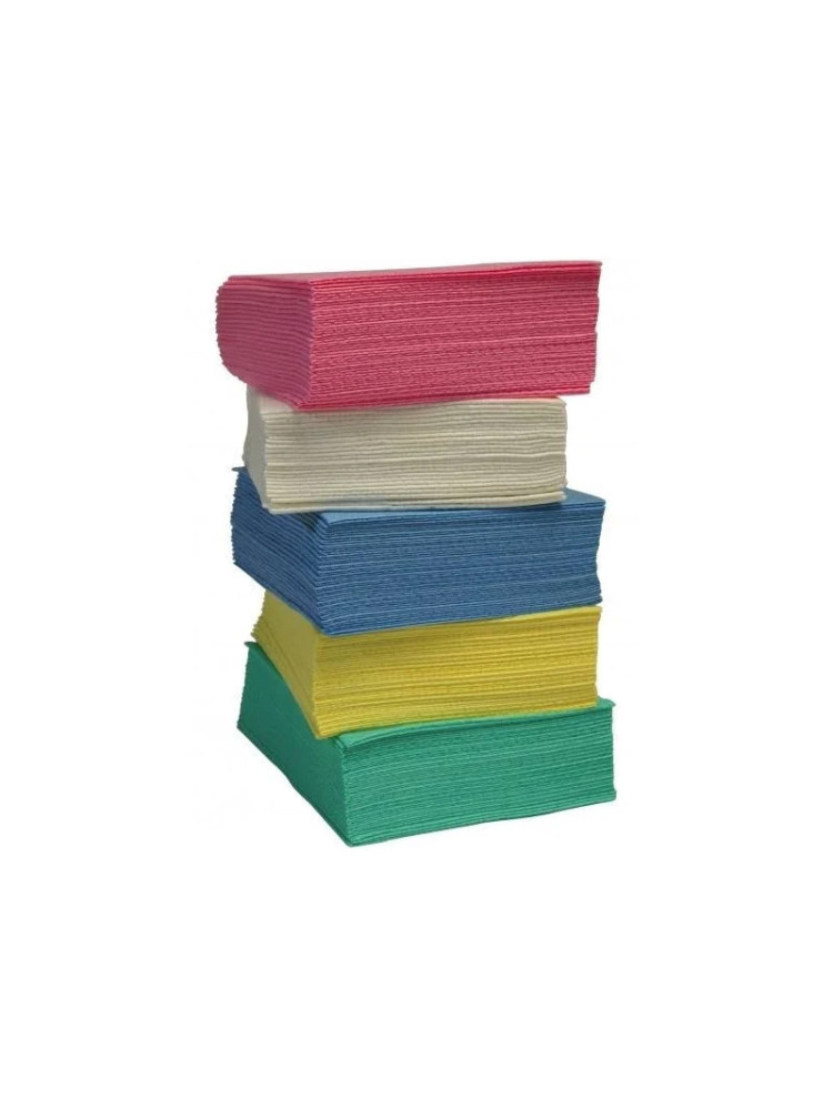 Yellow non-woven cloths - Bag of 25