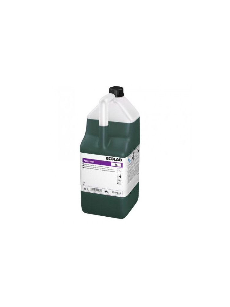 ECOLAB Aseptopol - Détergent désinfectant plonge manuelle – 2 x 5L