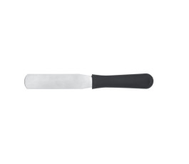 Spatule droite 14 cm avec manche noir - Pro.cooker | Vue principale