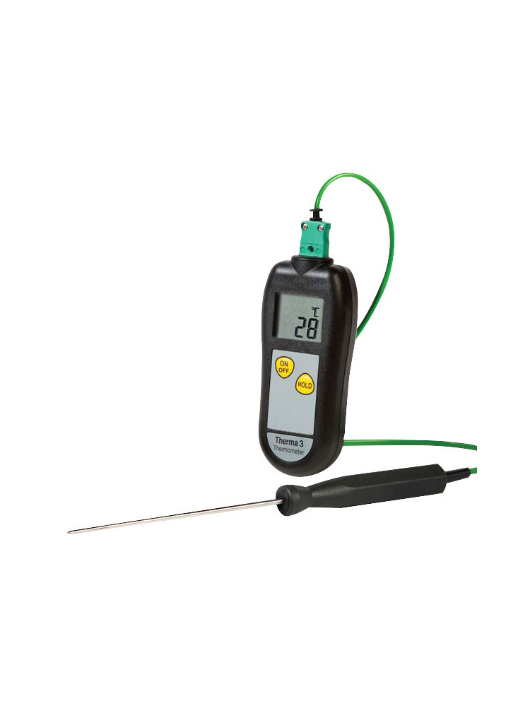 Therma 3 thermometer 1°C resolution -100 to 1372°C