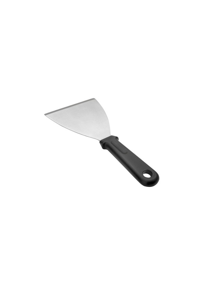 Spatule inox manche noir