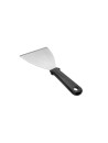 Spatule inox manche noir