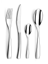 Set of 12 table forks 18/0 20,5cm Adagio