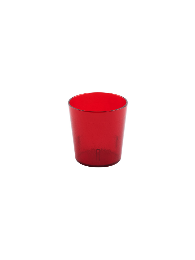 Verre COLORWARE 287ml rouge 8,1cmx8,25cm DBmark