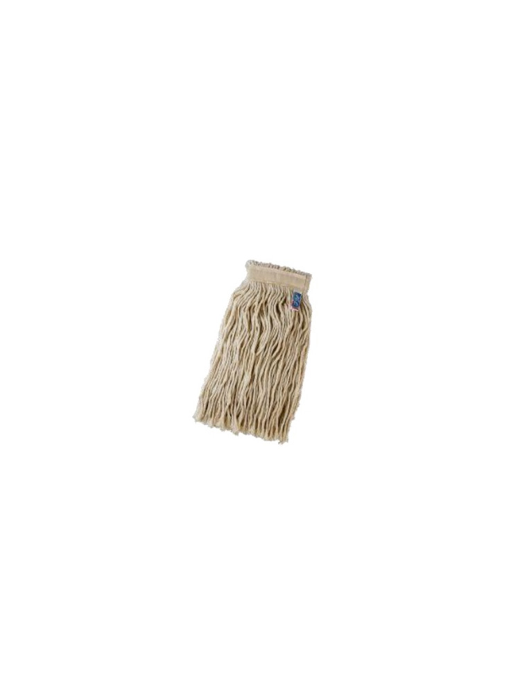 Frange de lavage (mop) Faubert 400g coton - Se fixe avec pince 002770