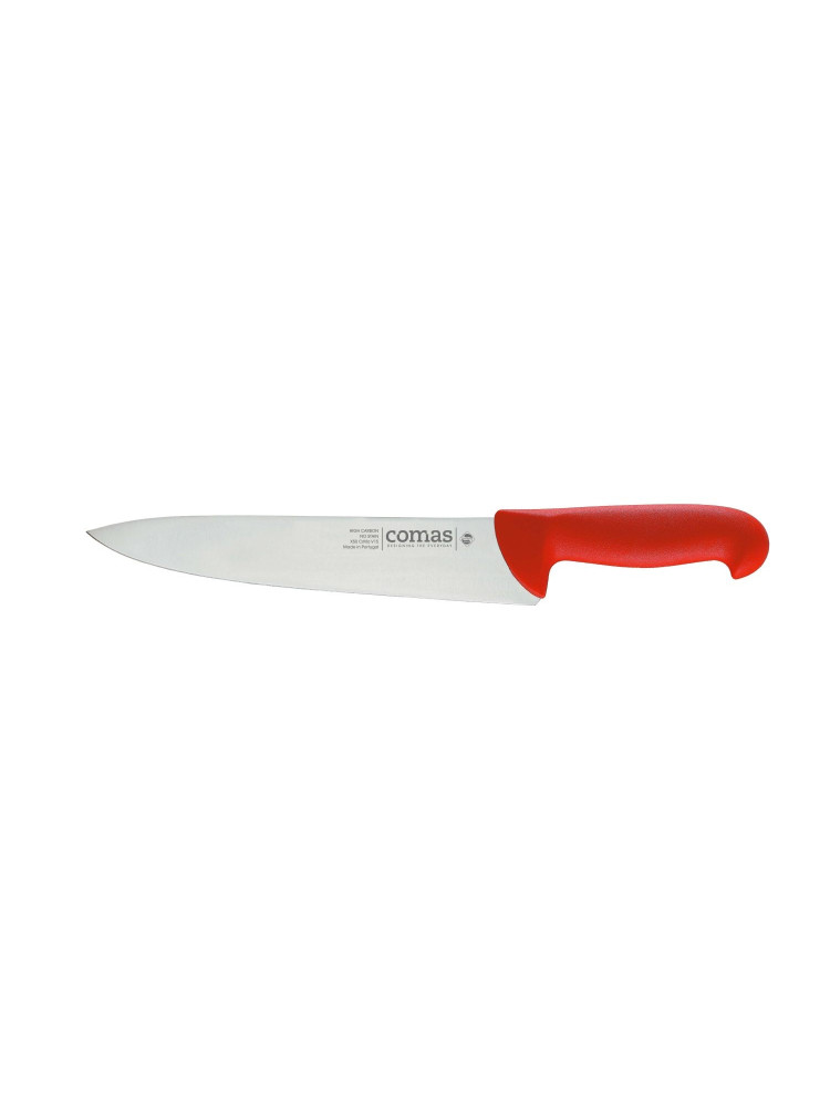 Couteau de cuisine chef 20 cm - Manche rouge