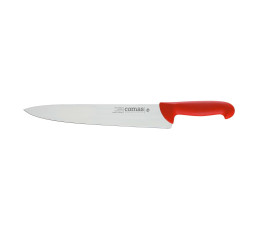 Couteau de cuisine chef 30 cm - Manche rouge