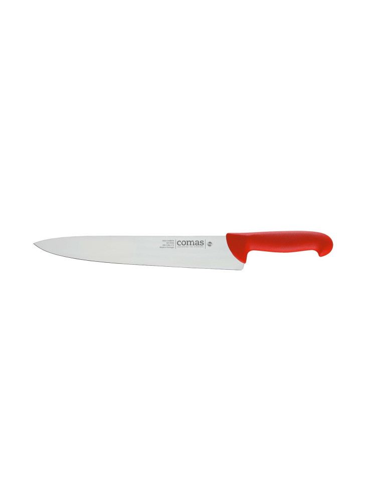 Couteau de cuisine chef 30 cm - Manche rouge