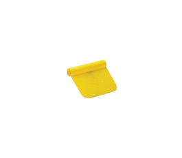 Yellow plastic dough slicer
