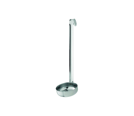 Stainless steel pizza ladle Ø 9.2 cm 14.5 cl