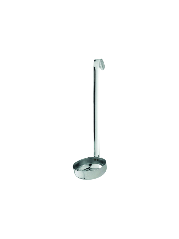 Stainless steel pizza ladle Ø 9.2 cm 14.5 cl