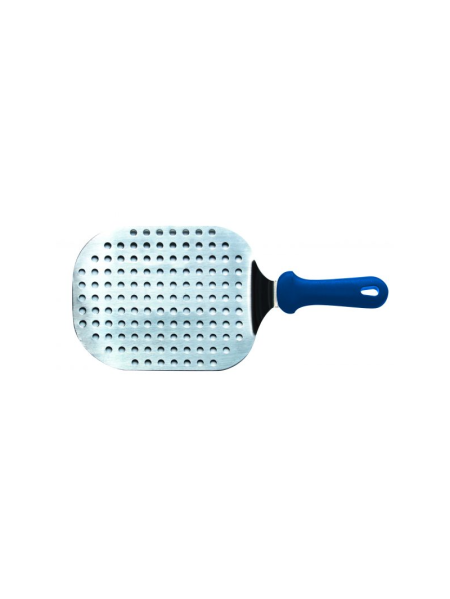 22cm perforated stainless steel pizza shovel