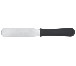 Spatule droite 23 cm avec manche noir - Pro.cooker | Vue principale