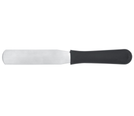 Straight stainless steel spatula 23 cm