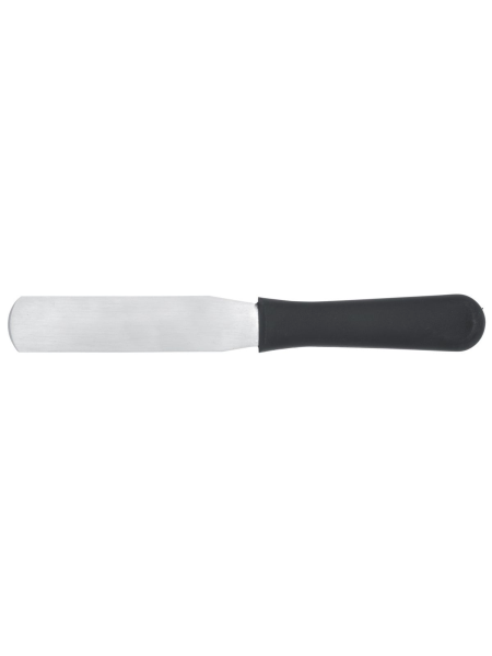 Straight stainless steel spatula 23 cm